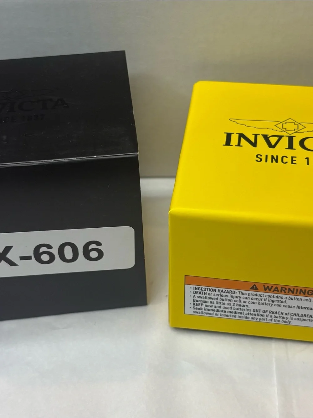 Invicta Racing Men's Chronograph Quartz Yellow Tonneau Black Strap 50m Box